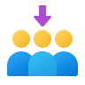 Less competition icon